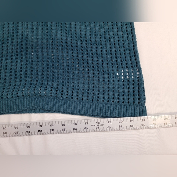 Halogen Knit Tank Top Sleeveless Open Weave 100% Cotton Blend Size XXL - Picture 7 of 9